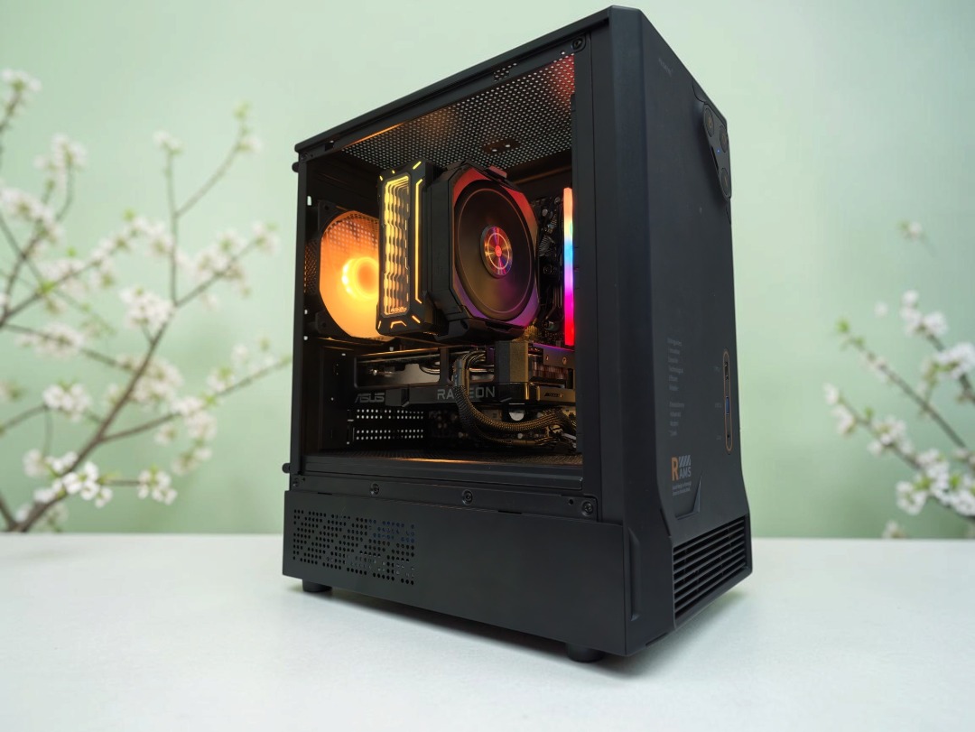 RYZEN 5 5600X RTX 3050 CUSTOM Gaming PC RTX 5060 Ti RTX 5070 Ti RTX ...
