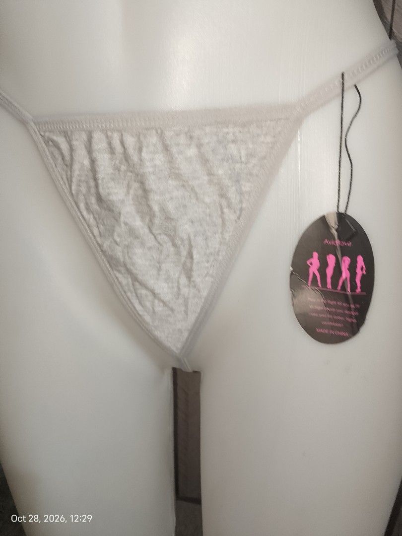 S: Avidlove grey comfy tback thong panty (Category: Undergarments & Loungewear) located in Manila. Submitted by truecrystal-1407 (Listing ID 1470779121, Image 2). Description: .