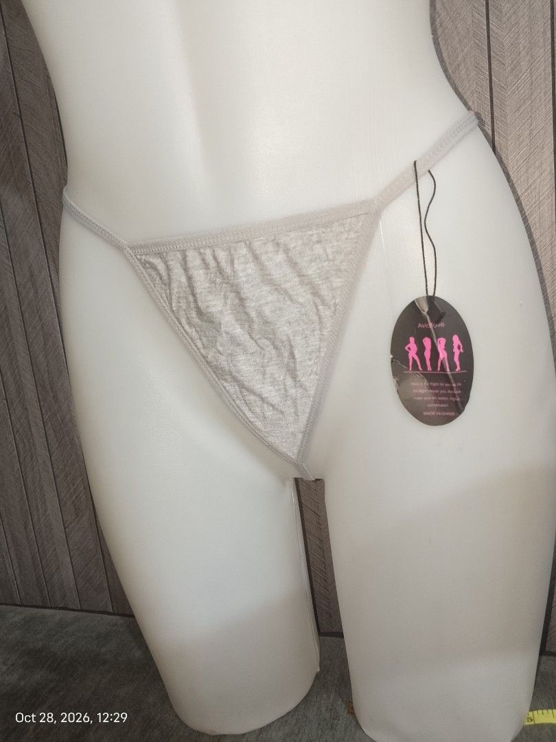 S: Avidlove grey comfy tback thong panty (Category: Undergarments & Loungewear) located in Manila. Submitted by truecrystal-1407 (Listing ID 1470779121, Image 1). Description: .