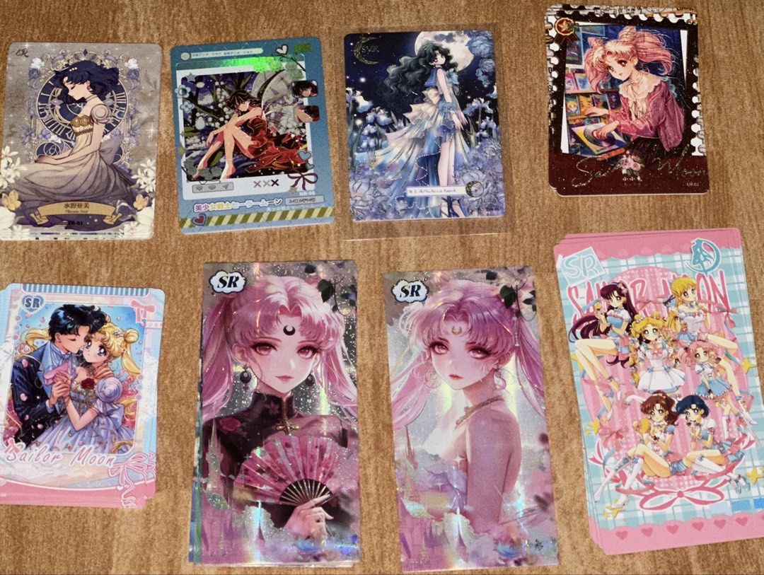 Sailor Moon Cards (Category: Card Packs) located in Pasig City. Submitted by scarletden (Listing ID 1470875117, Image 1). Description: Take all - has repeat cards Cards from different series Loc:Pasig Shipping shoulder by buyer.