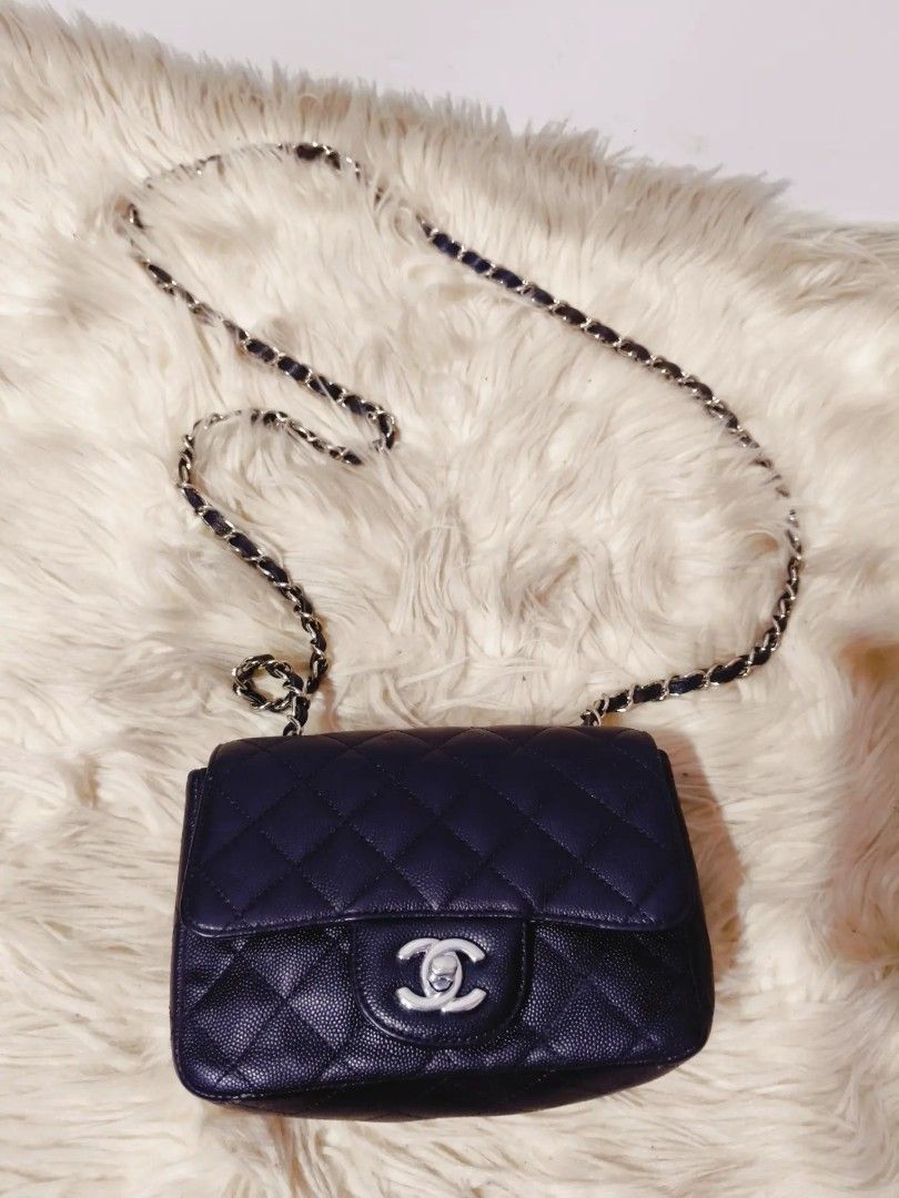 Sale! Chanel sling (Category: Shoulder Bags) located in Caloocan City. Submitted by secondhand_shop2 (Listing ID 1470777704, Image 1). Description: Sale❗️Sale❗️Sale❗️ CHANEL Almost new Black CC under zip small Pure genuine caviar leather missing hologram sticker 📌First to pay!.