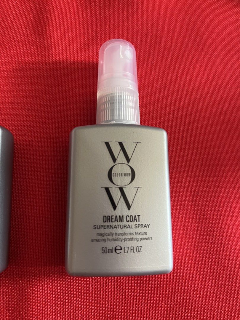 SALE WOW COLOR PER PIECE (Category: Hair) located in Manila. Submitted by luxeclassyshop (Listing ID 1470781499, Image 2). Description: COLOR WOW AVAILABLE DREAM COAT FOR CURLY HAIR 50ml 2 Dream coat supernatural spray 50ml 1 Original .