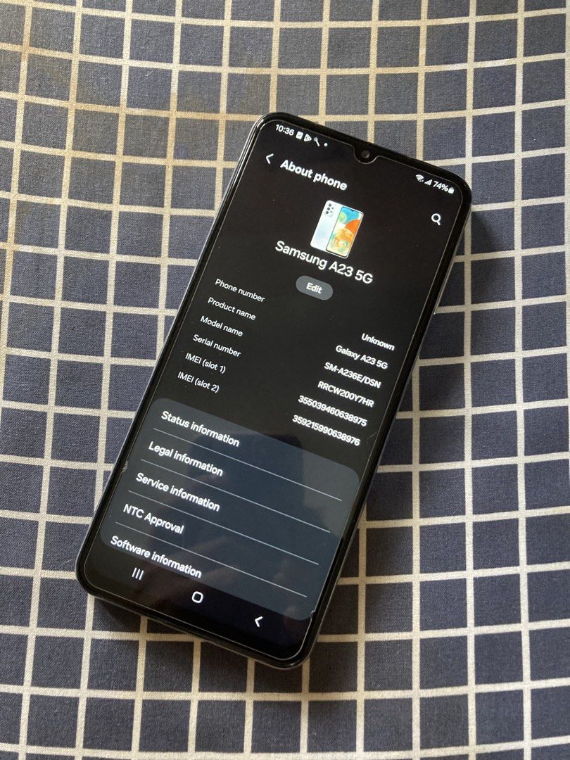 Samsung a23 5g (Category: Samsung) located in Manila. Submitted by kahliltanj75932 (Listing ID 1470767466, Image 3). Description: No Issue 128/8.