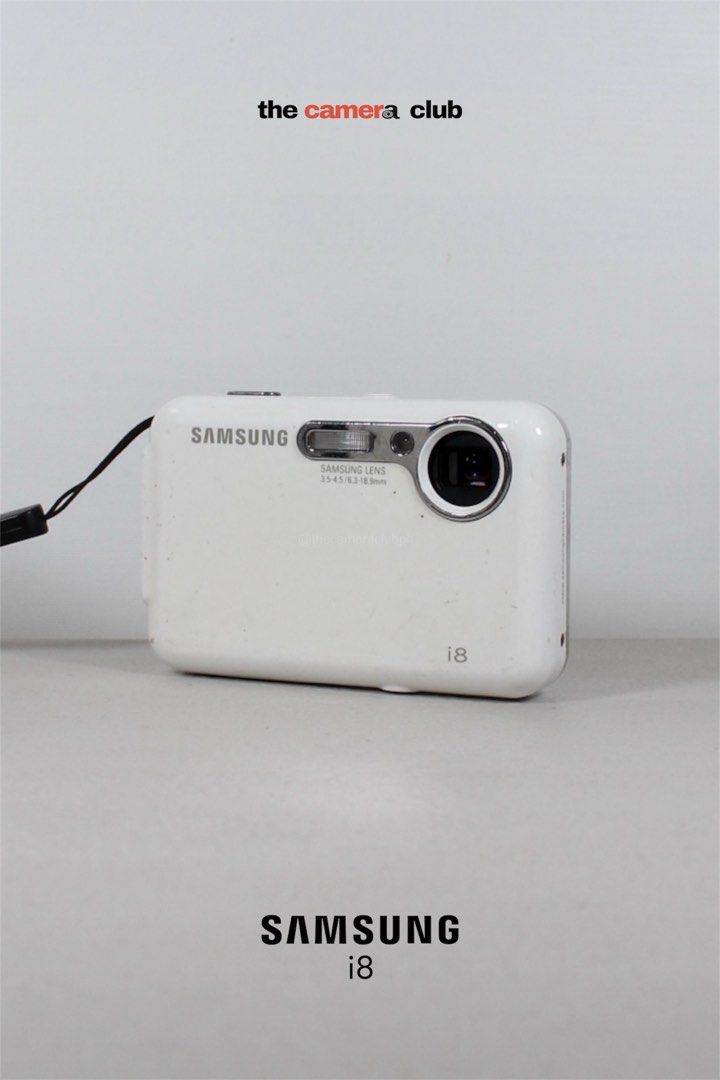 Samsung i8 8.2 MP Digital Camera (Category: Cameras) located in Tarlac. Submitted by thecouclub (Listing ID 1470849401, Image 1). Description: Samsung i8 8.2 MP Digital Camera ♡ ̆̈ CCD sensor ♡ ̆̈ built-in flash working ♡ ̆̈ movie mode (VGA) ♡ ̆̈ digital image stabilization ♡ ̆̈ face detection ♡ ̆̈ scene modes ♡ ̆̈ voice record ♡ ̆̈ photo style selector ♡ ̆̈ color mode ♡ ̆̈ 3x optical zoom ♡ ̆̈ digital zoom ♡ ̆̈ date imprint ♡ ̆̈ 2.7” LCD display