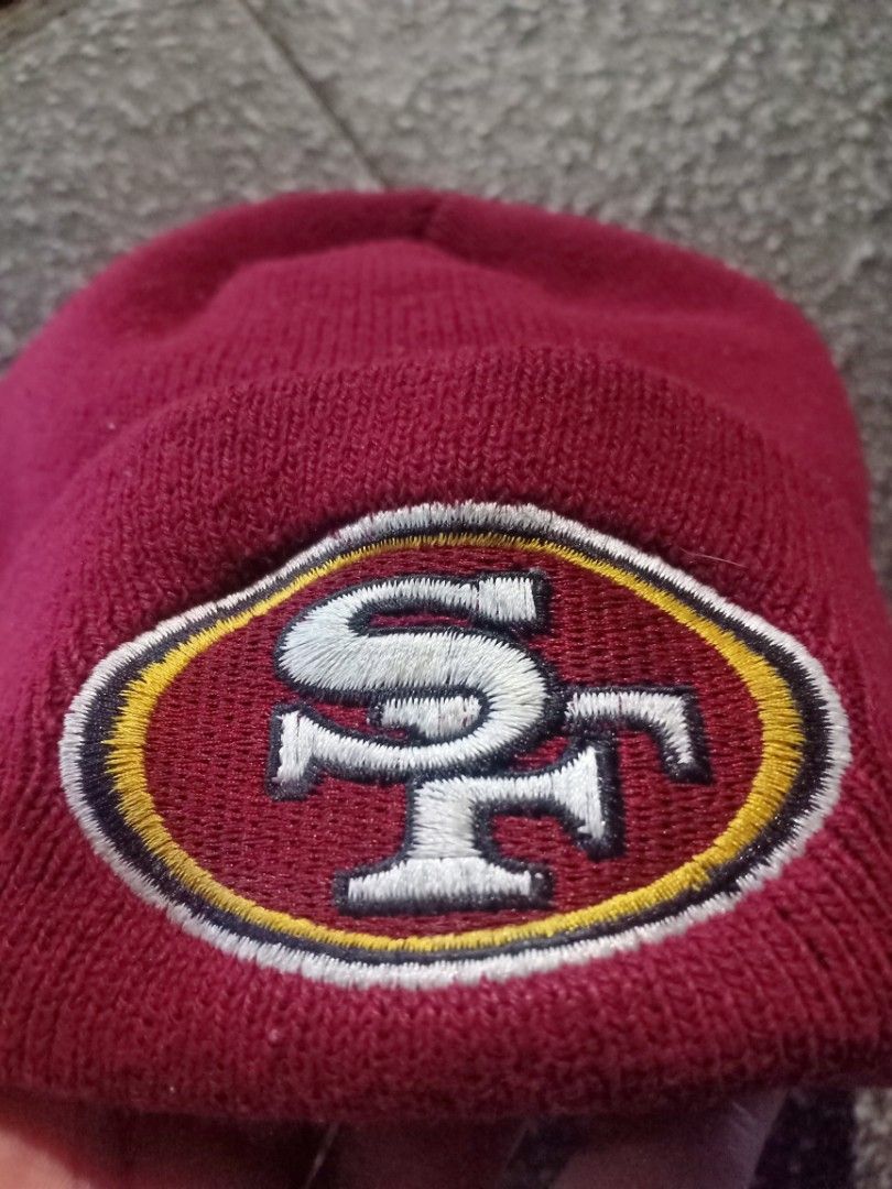 San Francisco 49ers (Category: Caps & Hats) located in Pasig City. Submitted by thrifttofit (Listing ID 1470760927, Image 2). Description: San Francisco 49ers Cuffed Knit Beanie Hat AUTENTIC NAMAN HONEST ISSUE FADED TAGS!.