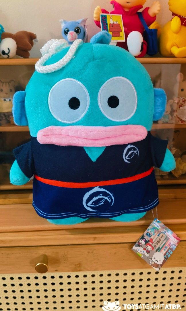 SANRIO: HANGYODON PLUSH, BNWT 12 INCHES (Category: Plushies & Soft Toys) located in San Pedro. Submitted by normancorpuz621 (Listing ID 1470746203, Image 1). Description: AVAILABLE: HANGYODON PLUSH SANRIO AUTHENTIC ◾FOR ONLY 550PhP📌 ◾SIZE: 12 INCHES ◾CONDITION RATE: 10/10 ◾FIRST TO PAY ◾MOP:GCASH/BDO ◾COURIER: J&T/FLASH/LALAMOVE ◾NO COD/COP/MEET UPS #JAPANITEM #BRANDNEW #WITHPAPERTAG.