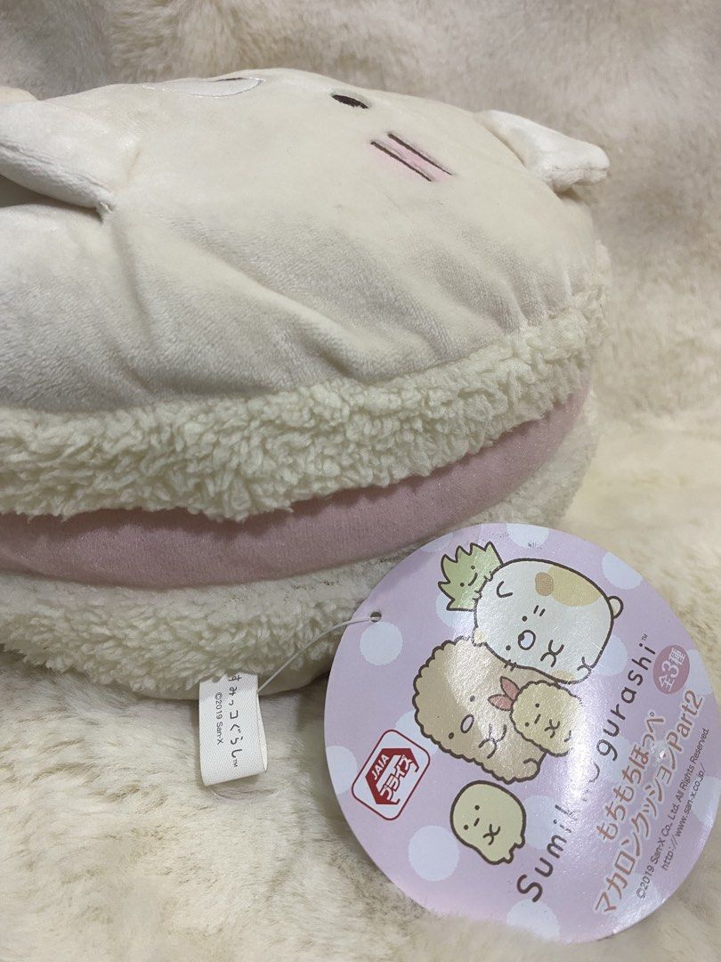 San-X Sumikko Gurashi Neko Cat macaron plush (Category: Plushies & Soft Toys) located in Kalibo. Submitted by ollie_stuffshop (Listing ID 1470905630, Image 3). Description: Height: 20cm, Depth: 12cm Before you send your inquiries: ❗️Last Price is already posted ❗️Manage your expectations, WYSIWYG ❗️May need washing ❗️Dropoff is every Wednesday & Sunday.