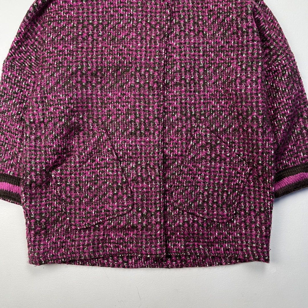 Save The Queen Tweed Zip-up Jacket (Category: Coats, Jackets and Outerwear) located in Quezon City. Submitted by forgarments (Listing ID 1470832521, Image 3). Description: Save The Queen Tweed Zip-up Jacket Excellent Condition Size: XS Chest width: 25.5 Inches Length: 29 Inches .