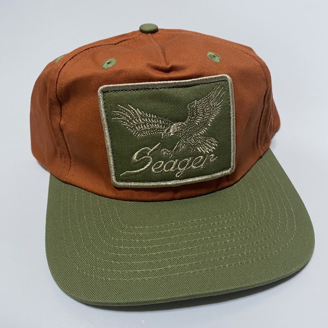 seager westernwear two toned 6panel cap (Category: Caps & Hats) located in Quezon City. Submitted by hatlocker (Listing ID 1470758899, Image 1). Description: 700 shipped dm.