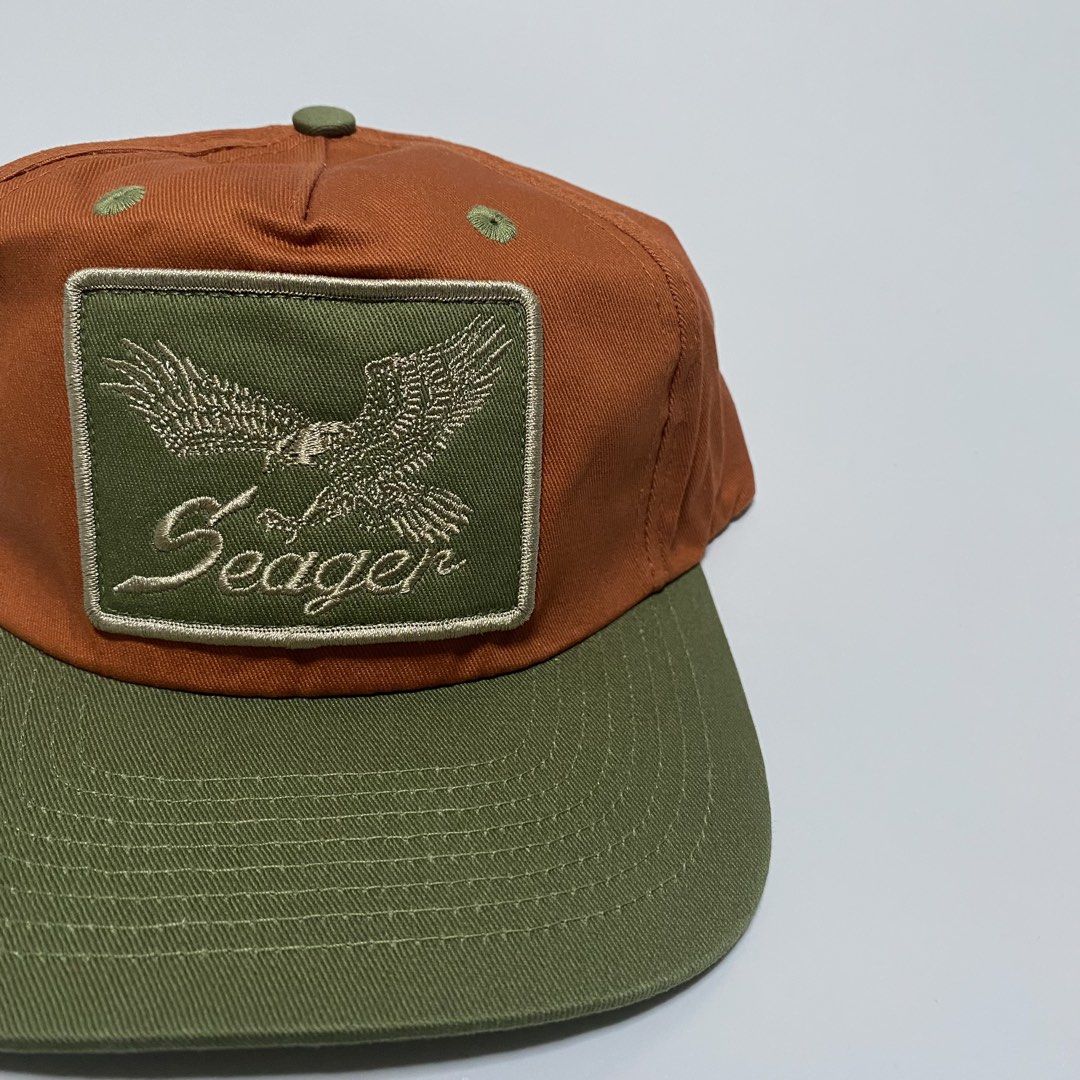 seager westernwear two toned 6panel cap (Category: Caps & Hats) located in Quezon City. Submitted by hatlocker (Listing ID 1470758899, Image 2). Description: 700 shipped dm.