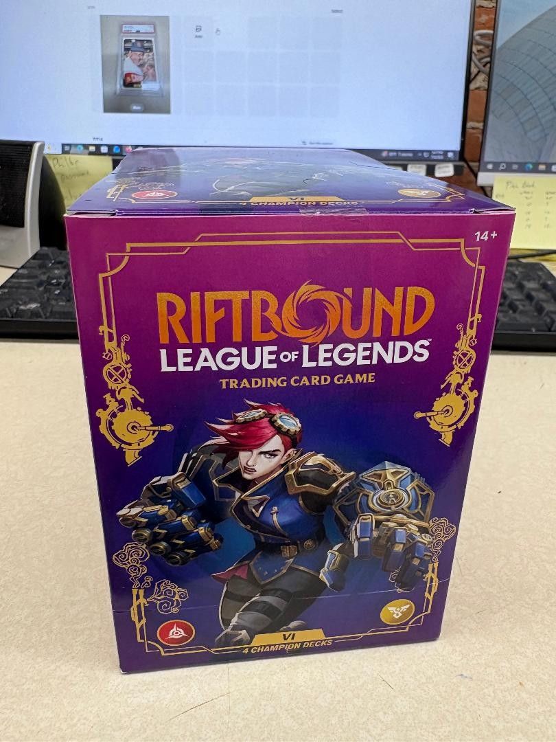 SEALED DISPLAY Riftbound League of Legends TCG Unleashed Champion Deck ...