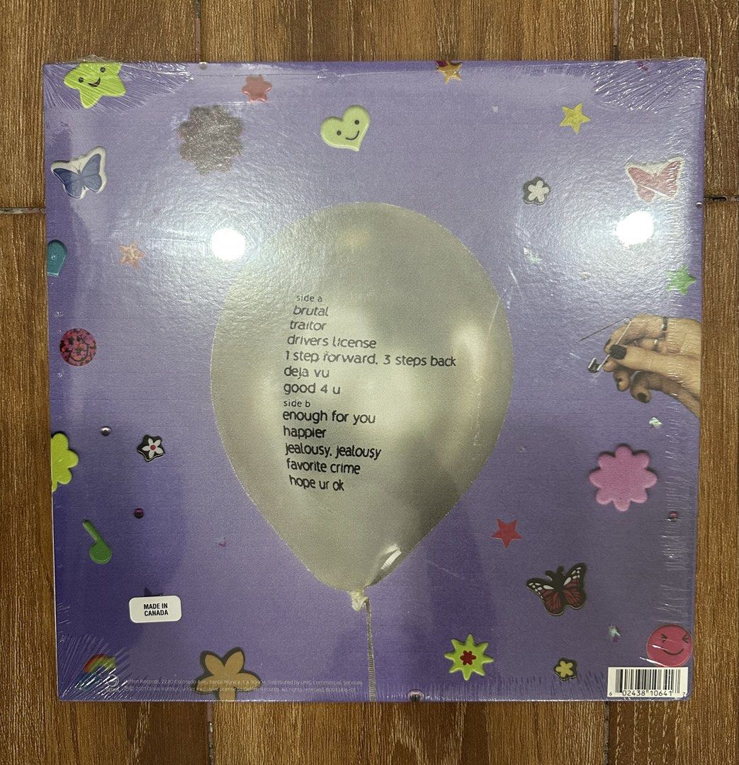 (Sealed) Olivia Rodrigo - Sour Vinyl Record (Category: Vinyls) located in Paranaque City. Submitted by kokoclosets (Listing ID 1470831692, Image 3). Description: Sealed.