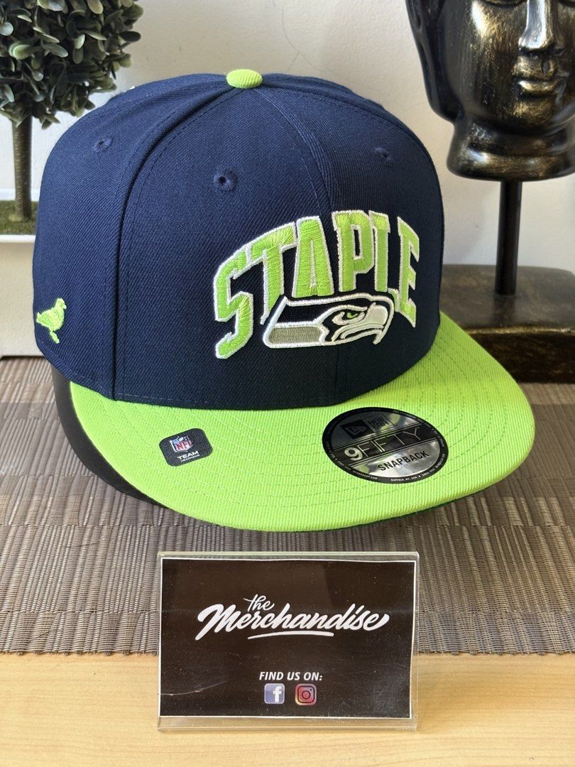 Seattle Seahawks Staple New era collab (Category: Caps & Hats) located in Las Pinas. Submitted by themerchandise_ph (Listing ID 1470835842, Image 3). Description: ⚠️💢H A T S F O R S A L E💢⚠️ 🔹Seattle SeaHawks☑️☑️☑️ 🔹Style: 9F1FTY Snapback 🔹Design: “STAPLE • NE Collab” 🔹Brand : N3W €RA🧢🧢🧢 🔹Price: PHP1,900(each)💸 + Shipping📦 🔹COP☑️COD☑️Installment☑️DP Required 🔹100% Legit and Brand new💯 🔹No returns/cancellations/change item❌ 🔹On ha