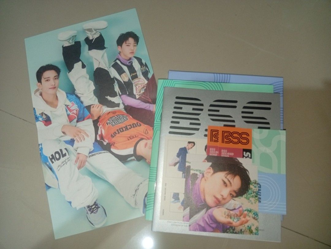 SEVENTEEN BSS Second Wind Album (Category: K-Wave Merchandise) located in Quezon City. Submitted by wonzdumpling17 (Listing ID 1470896576, Image 1). Description: - SEVENTEEN BSS Second Wind official album - Unsealed, complete inclus except pcs - Dop: 3 days - Mop: Gcash - Mod: J&T/Lalamove/Meet-up - Loc: Fairview, QC.