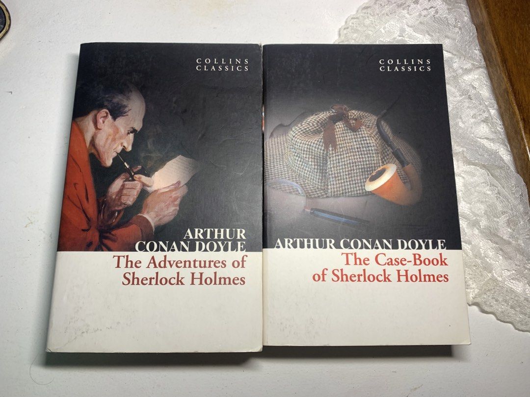 Sherlock Holmes by Arthur Conan Doyle Paperback (Category: Storybooks) located in Pasig City. Submitted by metagrease.6 (Listing ID 1470857413, Image 1). Description: The Case-Book of Sherlock Homes & The Adventures of Sherlock Holmes by Arthur Conan Doyle Published by Collins Classics Both books ONLY for 150PHP Both books have some tanning on the edges but very minimal creasing. Happy to provide more pictures. Location: Pasig RFS: Decluttering M