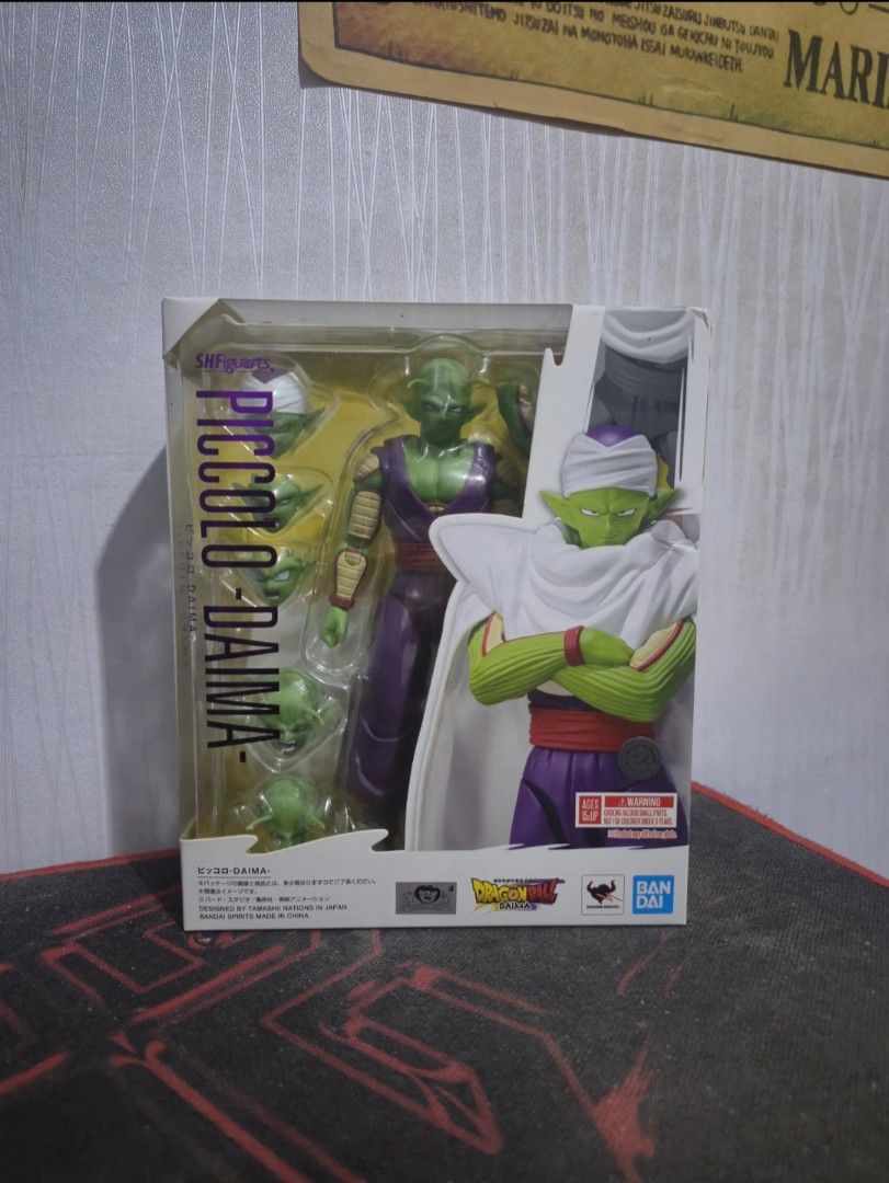 s.h.figuarts Piccolo Daima Dragon Ball Daima (Category: Figurines & Statues) located in Manila. Submitted by ziemariond81614 (Listing ID 1470874727, Image 1). Description: - Official Bandai Tamashii Nations S.H.Figuarts Piccolo Daima (Dragon Ball Daima) - BIB and in great condition - Complete Accessories Feel free to DM for further inquiries.