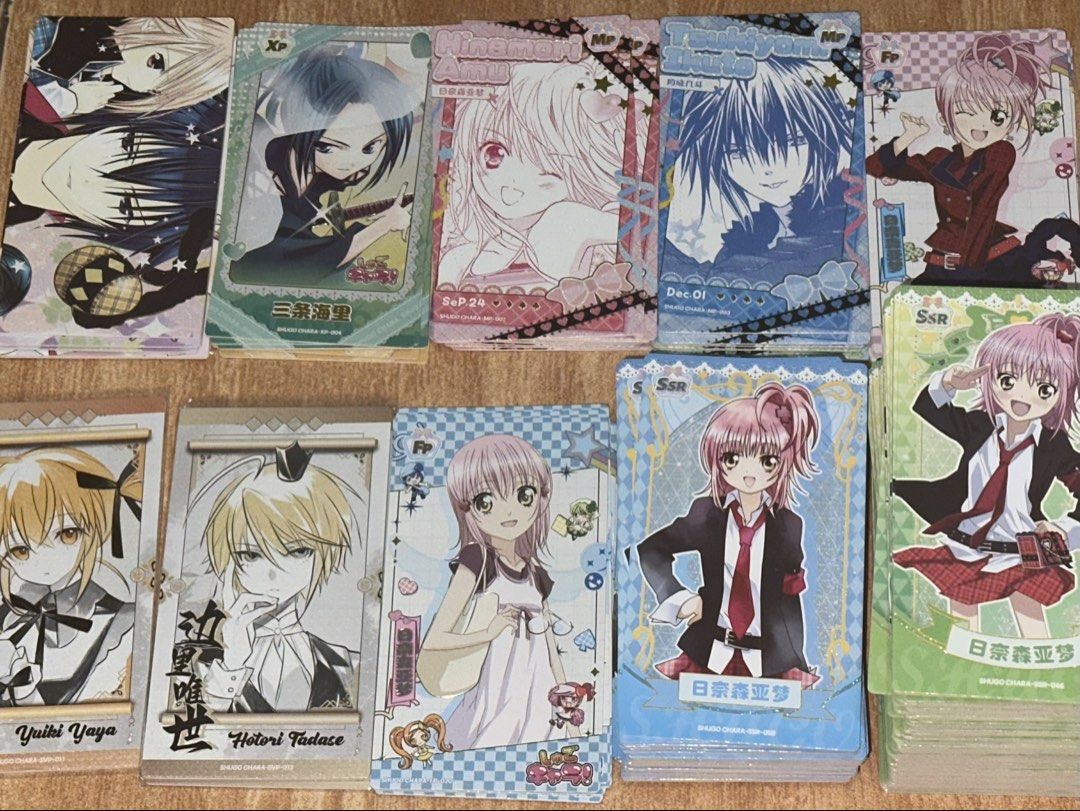 Shugo Chara Collectible Cards (Category: Card Packs) located in Pasig City. Submitted by scarletden (Listing ID 1470876524, Image 1). Description: Take all - has repeat cards Loc:Pasig Shipping shoulder by buyer.