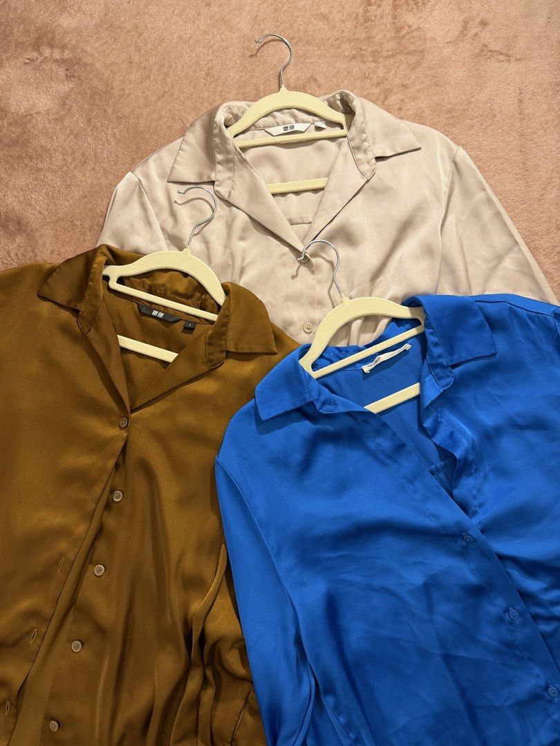 SILK LONG SLEEVES | UNIQLO PULL&BEAR (Category: Longsleeves) located in Cavite. Submitted by prelovedbyreluv (Listing ID 1470919862, Image 1). Description: 400 EACH 900 TAKE ALL .