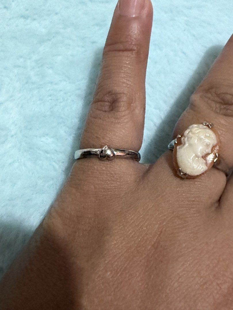 Silver tone Ring with Small Heart Charm Size 6 (Category: Rings) located in Mandaue City. Submitted by chuchi152615 (Listing ID 1470919219, Image 3). Description: - Simple silver band with a cute tiny raised heart - Highly polished clean metal finish - Size: 6 - Lightweight and comfortable for daily wear - Great for stacking or wearing on its own - From a clean, smoke-free home.