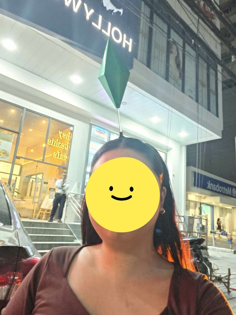 Sims Plumbob Headband (Category: Character Goods) located in Quezon City. Submitted by zero_mk28 (Listing ID 1470788286, Image 3). Description: Still looking for a last minute Halloween costume??? Tired of bulky, unbreathable costumes?? For only 450 pesos, No need to worry for your school, office and any event requiring a Halloween costume Wear anything from your closet, from formal to street wear, just put this headband and become a Sims charact