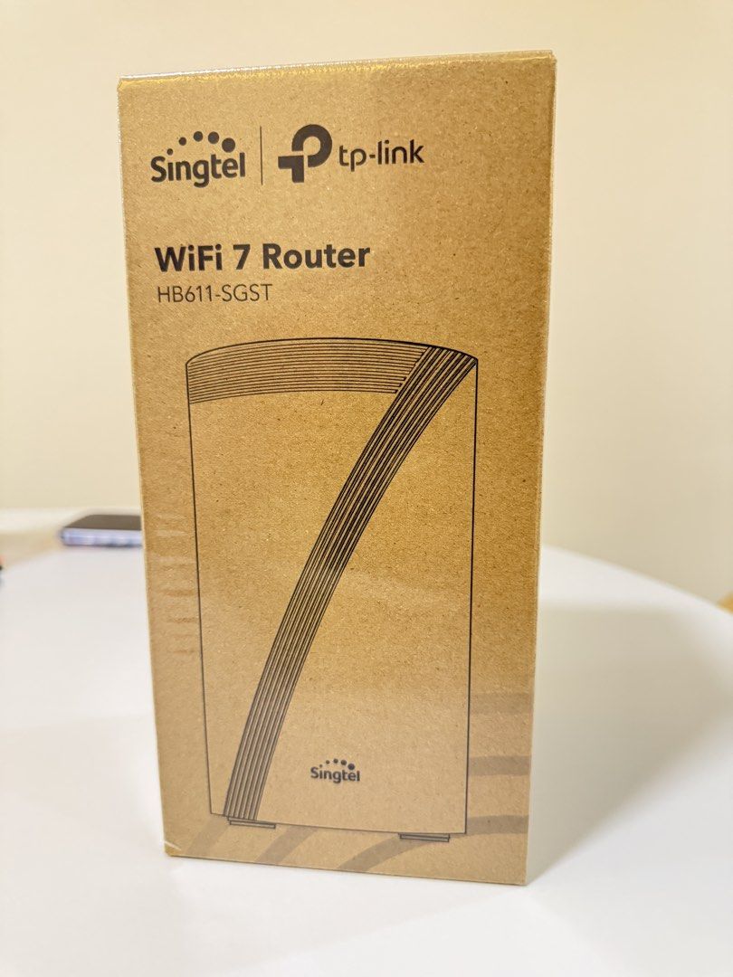 Upgrading Router At Home Singtel TP-Link WiFi 7 Router HB611-SGST, Computers & Tech, Parts ...