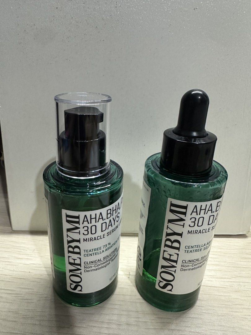 SOME BY MI aha.bha.phА 30 Days Miracle Serum Light (Category: Face Care) located in Manila. Submitted by shopkriscloset (Listing ID 1470908371, Image 1). Description: Bought in 2024. Wasn’t able to use already. Expiration: December 2026 Selling the 95% full Used up bottle is for free ‼️PLEASE READ BEFORE PLACING AN OFFER - Please REFRAIN from making an offer if you do not intend to complete the purchase ⚠️ACCEPTED OFFER means SOLD 🫶🏼 Please don