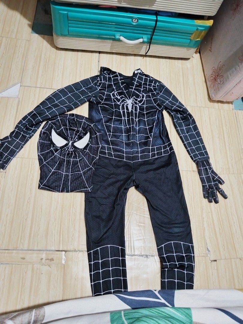 Spiderman Black For kids Age 5-6 (Category: Babies & Kids Fashion) located in Manila. Submitted by trixie1996 (Listing ID 1470913959, Image 1). Description: For sale Age 5-6 Mode of Delivery Jnt Grab Lalamove Gogoexpress Pickup are available Location San Juan manila Pm me if you're interested thankyou.