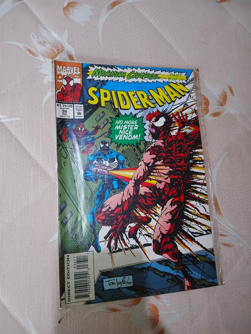 Spiderman comics “Maximum Carnage (Category: Comics & Manga) located in Carmona. Submitted by cosmicphoenix_48d36b (Listing ID 1470891296, Image 1). Description: .
