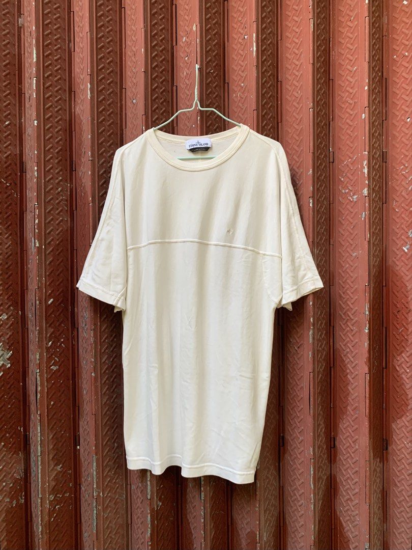 Stone Island Embroidered Compass Tee (Category: Tshirts & Polo Shirts ) located in Buhi. Submitted by __sibol (Listing ID 1470816630, Image 1). Description: Stone Island Embroidered Compass Tee Measurements: Width: 21” Length: 30”.
