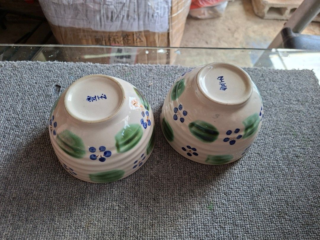Stoneware bowls (Category: Other Kitchenware & Tableware) located in Quezon City. Submitted by sabadojuliet25680 (Listing ID 1470784479, Image 2). Description: stoneware bowls floral or sakura desig all goods no issue 125 each set 230/take all.