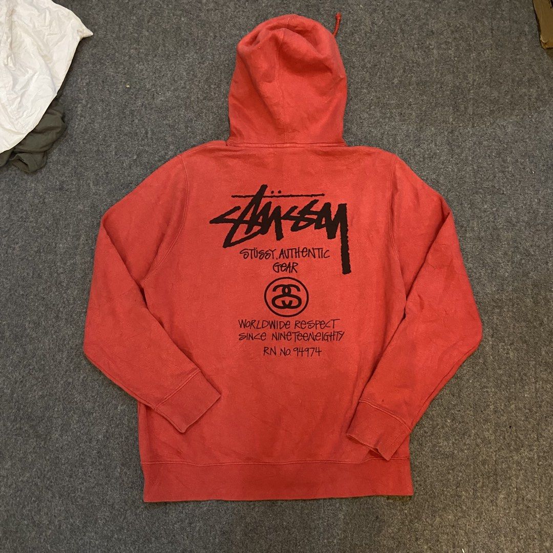 STUSSY AUTHENTIC GEAR (Category: Hoodies) located in Mabalacat. Submitted by alternativegoodsco (Listing ID 1470902076, Image 3). Description: pm me for more details.