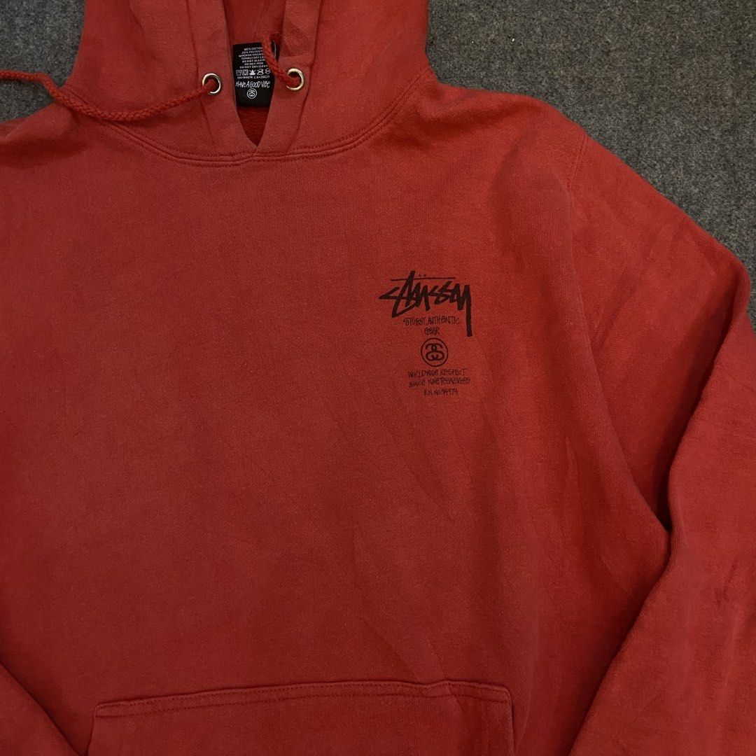 STUSSY AUTHENTIC GEAR (Category: Hoodies) located in Mabalacat. Submitted by alternativegoodsco (Listing ID 1470902076, Image 2). Description: pm me for more details.