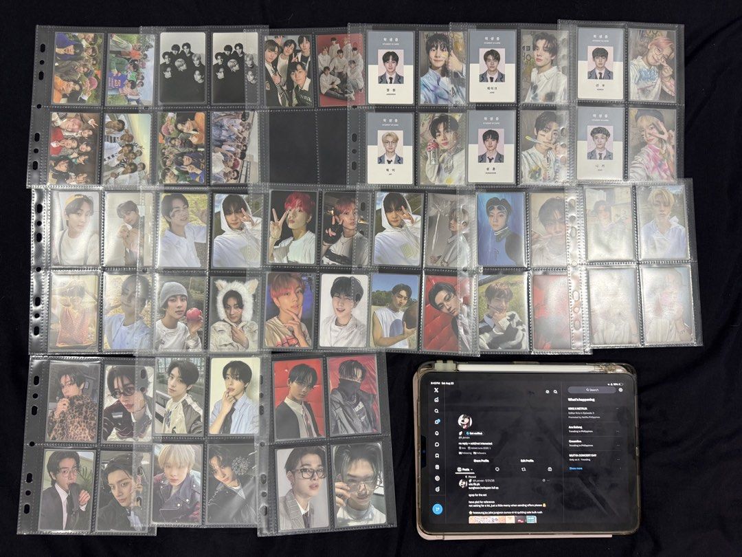 sunghoon & enhypen set (Category: K-Wave Merchandise) located in San Juan City. Submitted by hevvanlee (Listing ID 1470857356, Image 2). Description: — sold as set only, no tingi — last price — ni-ki pc not included in pbd as i am unsure of its authenticity 😅 — message me for the pbd.