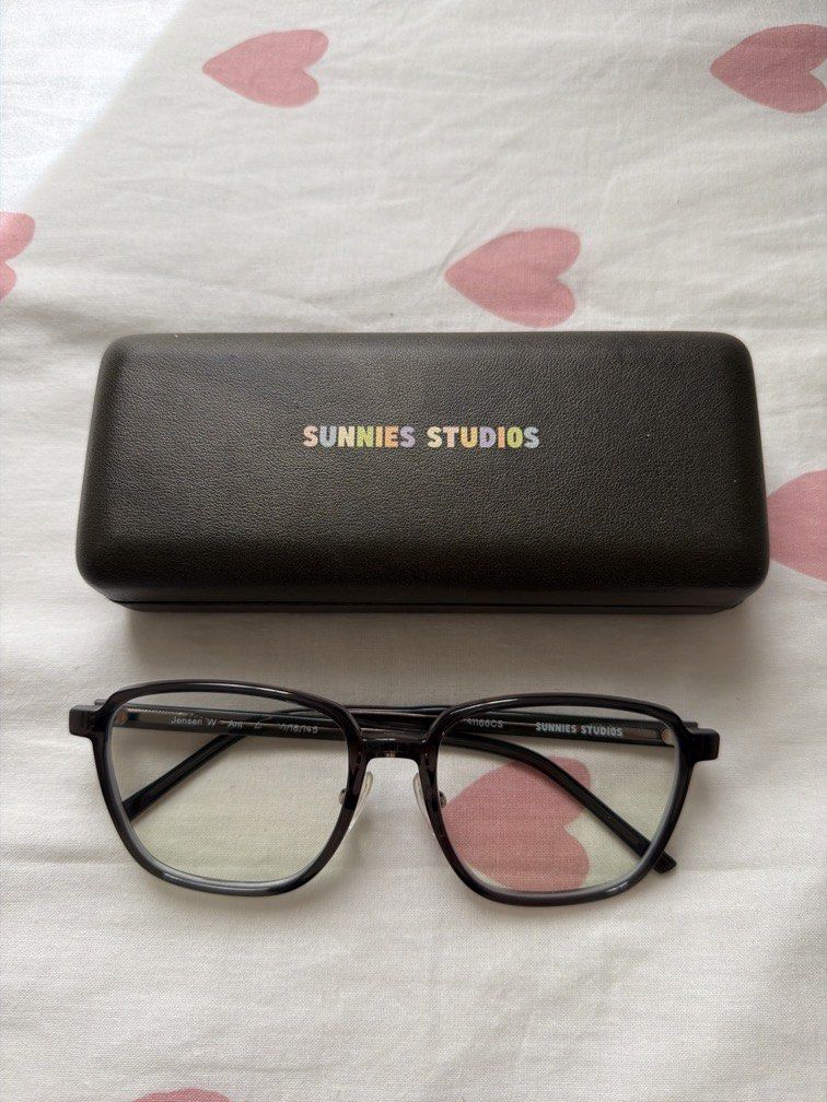 Sunnies Studios Jensen in Ant Frame w/ case (Category: Sunglasses & Eyewear) located in Las Pinas. Submitted by thealyssacloset (Listing ID 1470746798, Image 1). Description: -RFS: doesn't suit me -decluttering -too many frames -replacable lens .