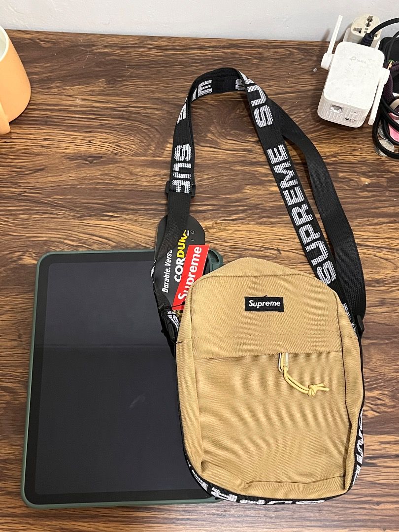 Supreme Shoulder Bag SS18 Tan (100% Authentic Cordura) (Category: Sling Bags) located in General Trias. Submitted by bambi-015 (Listing ID 1470930139, Image 2). Description: .
