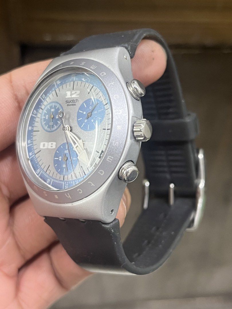 Swatch irony Chronograph Mens Watch (Category: Men's Watches) located in Manila. Submitted by jeferrer (Listing ID 1470818054, Image 2). Description: .