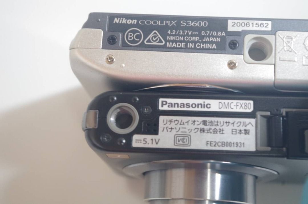 T1514 Nikon S3600 Panasonic DMC-FX80 2 units (Category: Cameras) located in Caloocan City. Submitted by letao_shopping_ph (Listing ID 1470802750, Image 2). Description: [Product Details] ● Product Code: T ● Operational Status This item has not been tested. For items that require specific equipment or environments for testing, or those that demand specialized knowledge or technical expertise, a thorough assessment may not be possible. Therefore, t
