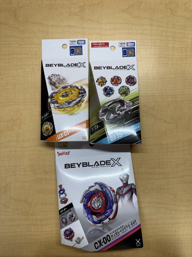 Ultraman Magazine Takara Tomy Beyblade X UX-03, BX-35-03, CX-00 Ultraman Set, Toys ...