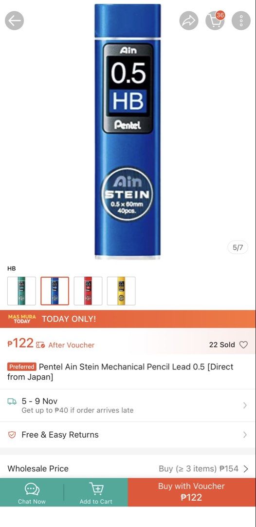 [TAKE ALL] Mechanical Pencil Lead Refills — Bundle 2 (Category: Stationery & School Supplies) located in Cavite. Submitted by nanangonlineshop (Listing ID 1470804657, Image 3). Description: 📌 Mechanical Pencil Lead Refills — Bundle 2 🏷️ P100 (take all) ⚠️ POLICY: ❌ NO COD ✅ AS IS, WHERE IS ✅ FIRST PAY BASIS ✅ MINE NOW, PAY NOW ✅ 3-DAYS HOLD ONLY. UNPAID RESERVATIONS ARE VOIDED. 📍 Location: Cavite 👉 WE SHIP NATIONWIDE (LUZON, VISAYAS & MINDANA