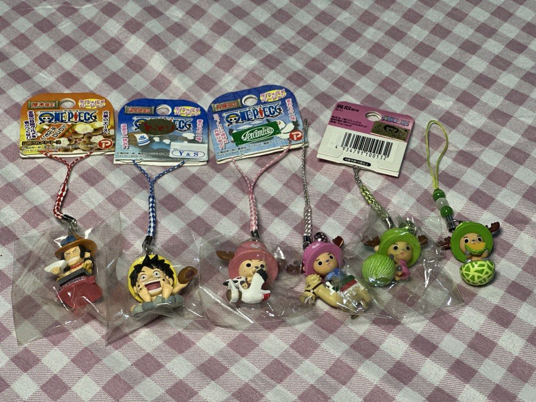 Take all One Piece Characters Keychain (Category: Character Goods) located in Davao. Submitted by favoritepreloved (Listing ID 1470806574, Image 1). Description: 💜 brand new and lightly used 💜 Characters: Portgas D. Ace | Monkey D. Luffy | Tony Tony Chopper 💜 Fix price .