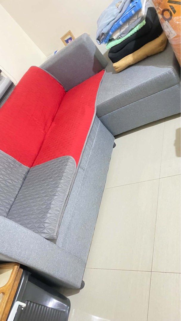 Take both. L SHAPE SOFA and DINING SET (Category: Sofas) located in Manila. Submitted by ashrivera23 (Listing ID 1470926530, Image 1). Description: Take both for P23,000. Im mind condition. Slightly negotiable. Buyer will shoulder lalamove or transportify fee. Location: Pasay City.