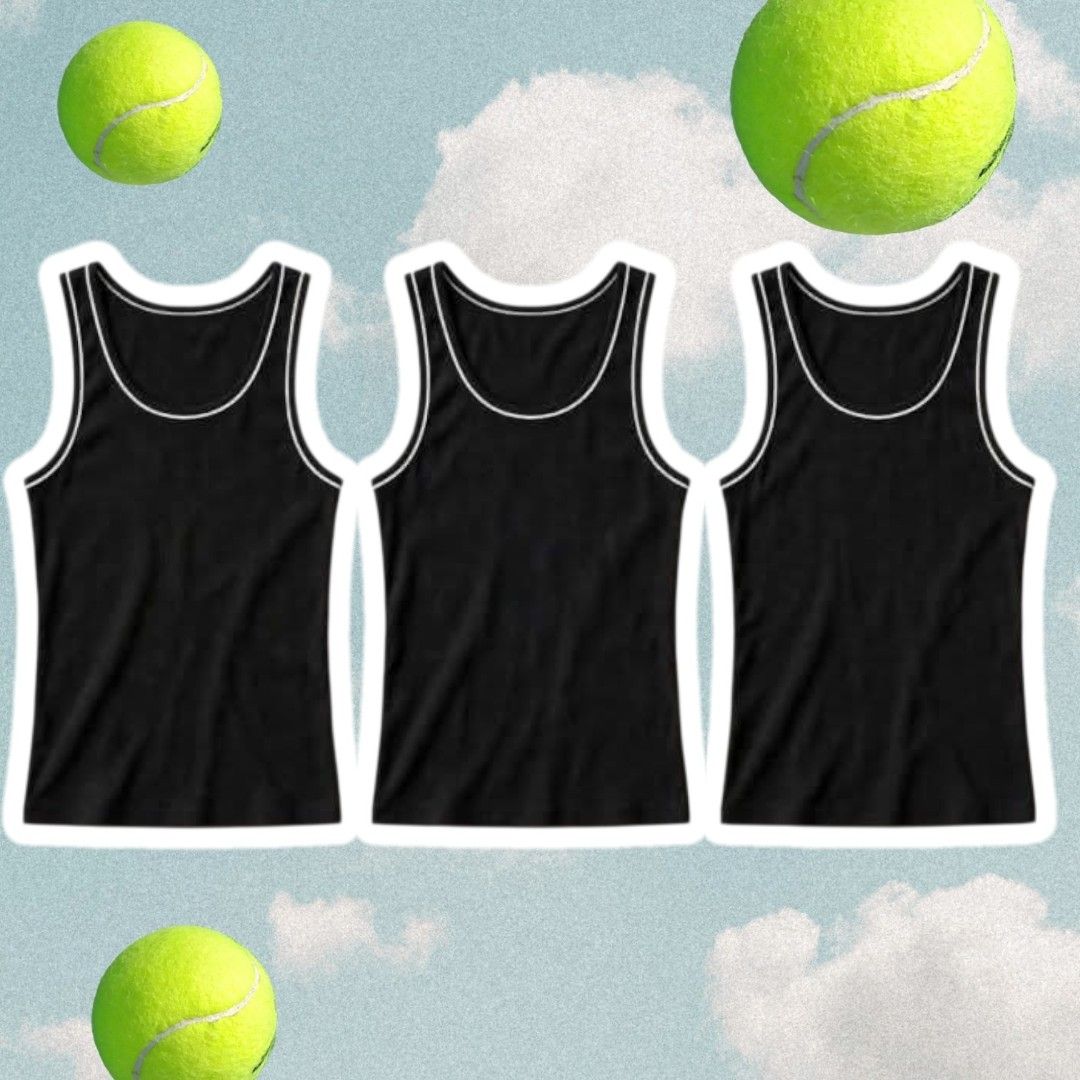 Tank Top Bundle 3pcs Black White Free Size | Sando Bundle (Category: Tshirts & Polo Shirts ) located in Makati City. Submitted by kayogre.ph (Listing ID 1470823431, Image 1). Description: TAYO PO, PINAKA-LOWEST AT THE MARKET! 💯 If natataasan po kayo sa PRESYO ko. Open po ang "MAKE OFFER" button ko. Kayo po mag-dedecide, ng PRESYO niyo. MABILISAN lang po ako magbenta. (all items, are sale on rush! 💨) 🚛 FAST & FREE SHIPPING on most items! ‡ DISC