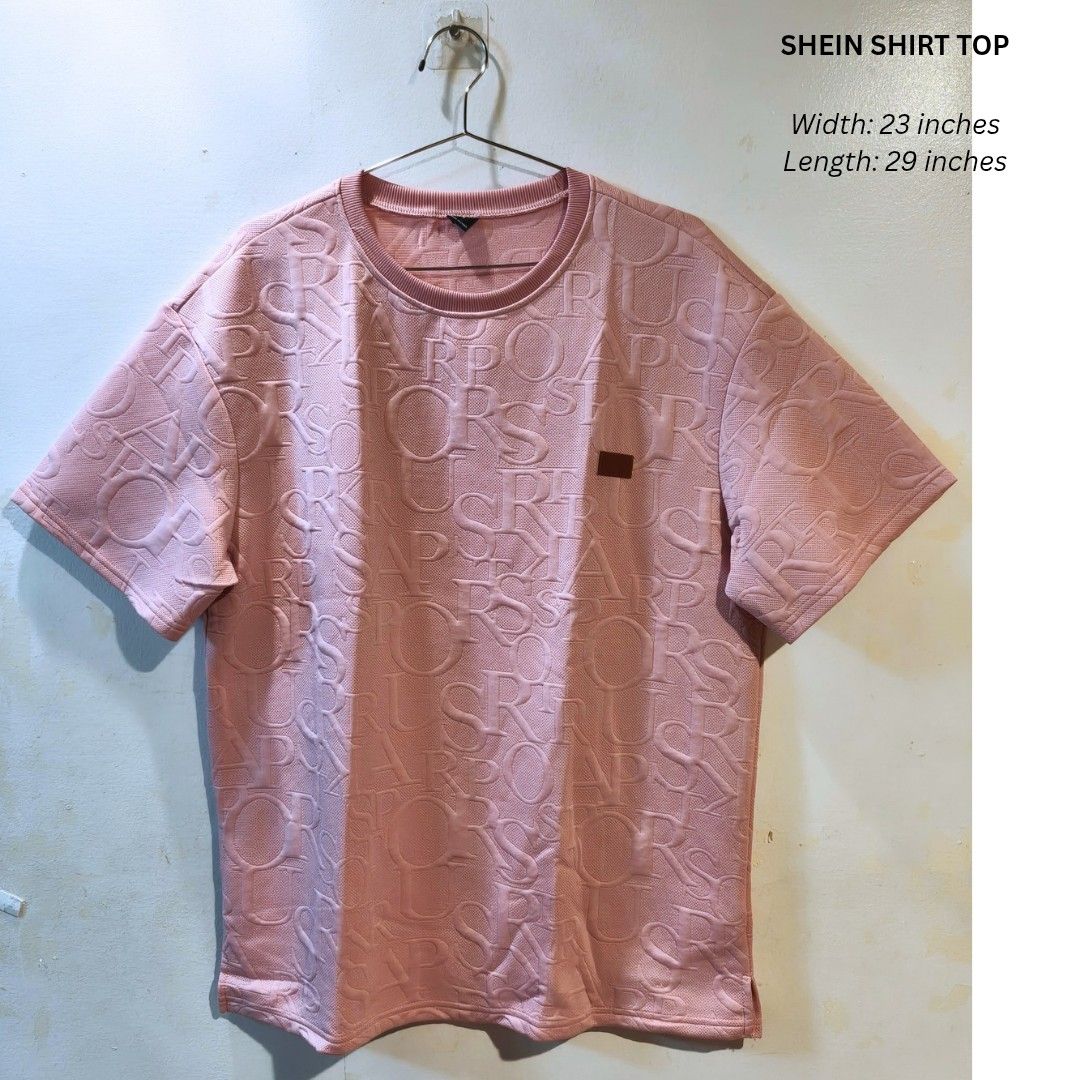 Textured Shirt Top (Category: Tshirts & Polo Shirts ) located in Quezon City. Submitted by trendyretro (Listing ID 1470880112, Image 1). Description: Brand new with pouch Medium on tag Premium textured fabric semi stretchable.