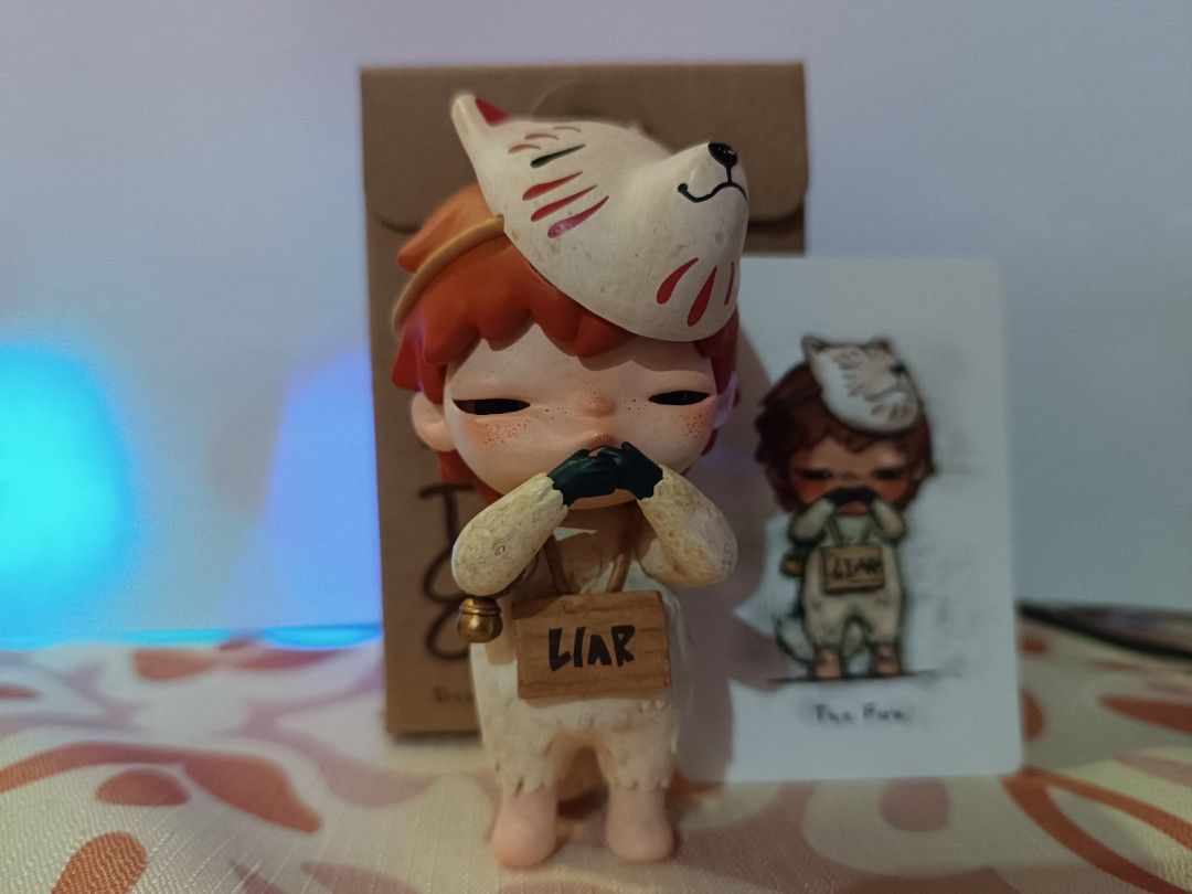 The Fox - The Other One | Hirono (Category: Designer & Blind Box Toys) located in Magalang. Submitted by jules.diz (Listing ID 1470887462, Image 1). Description: QUITTING SALE !! MINT CONDITION, DISPLAYED ON BOX WITH SILICA GEL COMPLETE BOX, FOIL, CARD DM FOR MORE INFO.