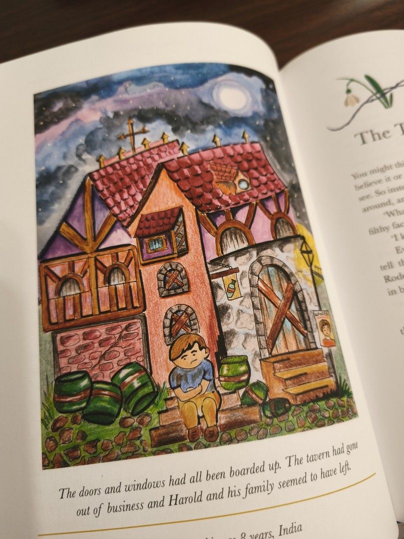 The Ickabog by J.K. Rowling Hardcover UK Version (Category: Storybooks) located in Pasay City. Submitted by chi_bao (Listing ID 1470928295, Image 2). Description: - Title: The Ickabog by J.K. Rowling - Format: Hardcover with beautiful foil-stamped decorative cover - Illustrations: Full of vibrant, colorful artwork by children worldwide - Condition: Clean pages, solid binding, well-kept overall.