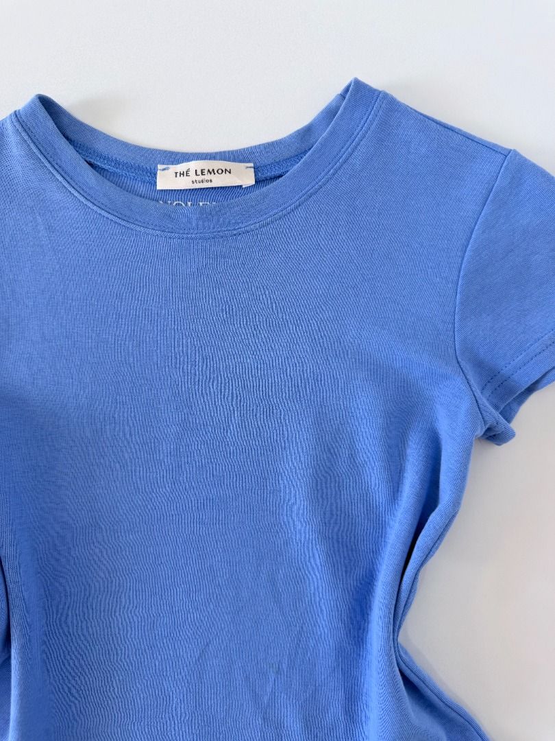 The Lemon Studios y2k shirt (Category: Shirts) located in Cabanatuan. Submitted by argarments.ph (Listing ID 1470802429, Image 2). Description: Tagged: Size 1 on tag, fits small Width 15.5" | Length 18.5" Condition: Good condition Issue(s): Minimal dirt stain (washable).