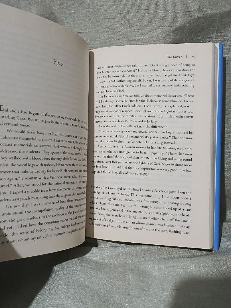 The Lover by Rebecca Sacks Novel (Category: Storybooks) located in Manila. Submitted by krishna_ayanami (Listing ID 1470852673, Image 3). Description: - Title: The Lover by Rebecca Sacks - Format: Hardcover fiction - Condition: Good, read once and kept on shelf - Appearance: Striking B&W photographic dust jacket with blue lettering - Interior: Clean pages throughout - Perfect for: Contemporary fiction fans and book collectors.