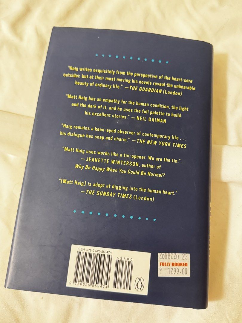 The Midnight Library by Matt Haig (Category: Storybooks) located in Makati City. Submitted by genzinmakati (Listing ID 1470789081, Image 2). Description: Price is negotiable In pristine condition Like new.