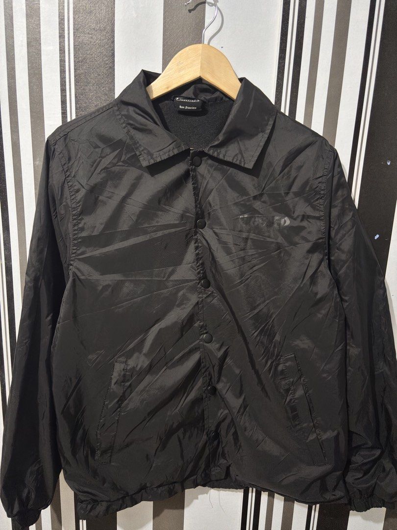Thrasher Magazine 2010s Flame Coaches Jacket (Category: Coats, Jackets and Outerwear) located in Manila. Submitted by friedcrispybacon (Listing ID 1470843363, Image 1). Description: 9/10 Good condition Print flake L29 inch W23.5x2 inch Location: Dagupan City, Pangasinan • Local meet-up (nearby areas) Shipping Options: • J&T Express - Preferred (Payment First) • Lalamove COD - Preferred (Depends on the area • LBC Express (COD / COP) Payment First 