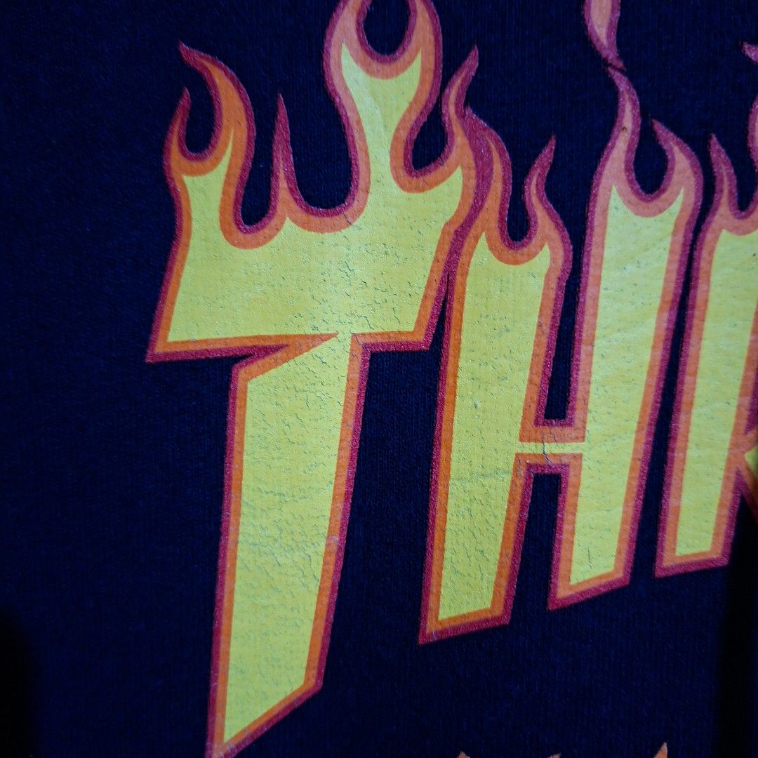 Thrasher Magazine Hoodie (Category: Hoodies) located in Bayambang. Submitted by thedonedeal (Listing ID 1470860513, Image 3). Description: Thrasher Magazine Hoodie No side stitch Hairlines Check on Pic Dimes:w23 × l26 NO RUSH ORDER!!.